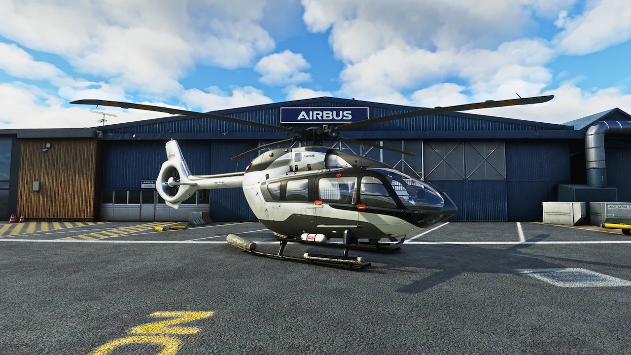 HPG's Airbus H160 helicopter takes flight in Microsoft Flight